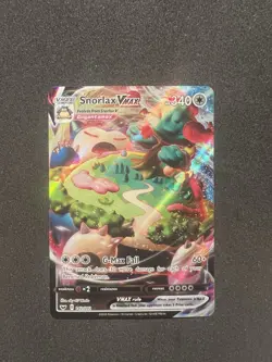 Pokemon Snorlax VMAX 142/202 Swsh01: Sword & Shield Full Art Ultra Rare Holo - Image 1