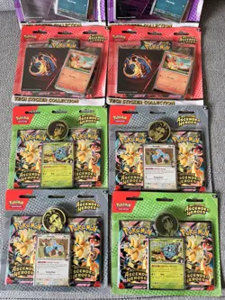 Pokemon TCG Ascended Heroes Tech Sticker Collection+2 Pack Blister, New & Sealed - Image 3
