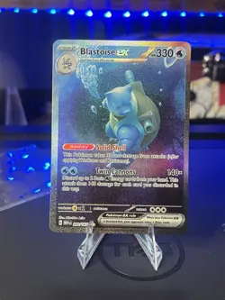 Pokemon TCG Blastoise EX Sir 200/165 Scarlet & Violet 151 - Image 1