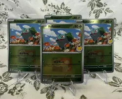 Bulbasaur Play Set Pokemon day 2026 Promo Lot of 4 - Image 1