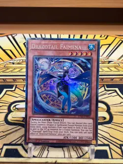 Yugioh Drachoschwanz Faimena Collector Rare JUSH-EN002 - Image 1