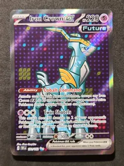 Iron Crown ex 191/162 - Pokemon TCG Temporal Forces Full Art Card NM (1E) - Image 1