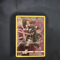 Pokemon Armored Mewtwo Promo Holo Card SM228 Basic Psychic TCG 2019 - Image 1