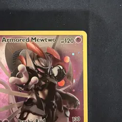 Pokemon Armored Mewtwo Promo Holo Card SM228 Basic Psychic TCG 2019 - Image 3