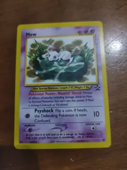 Pokemon Mew Card 47 Promo Black Star Wizards of the Coast Near Mint - Image 1