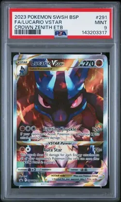 Lucario VSTAR SWSH291 SWSH: Sword & Shield Promo Cards Holo - Image 1