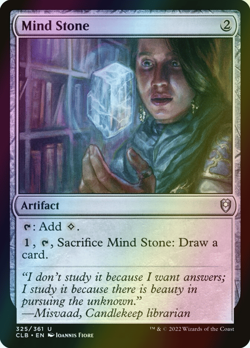 MTG Mind Stone Foil ** Battle for Baldur's Gate ** English (NM) - Image 1