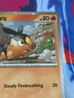 Pokemon Ascended Heroes #29/217 Tepig Cosmos Holo - Image 3
