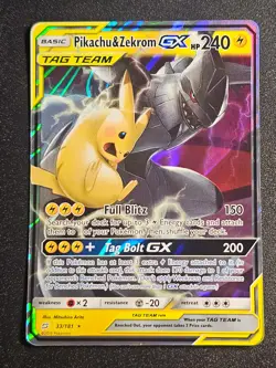 Pokemon TCG - Pikachu & Zekrom GX 33/181 Team Up - Image 1
