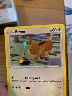 NM! Eevee SWSH190 Sword & Shield Cosmos Holo Black Star Promo Pokemon Card! - Image 4