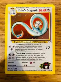 Erika's Dragonair (4/132) Holo Gym Heroes Pokemon Card! FREE P&P! - Image 1