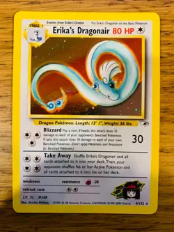 Erika's Dragonair (4/132) Holo Gym Heroes Pokemon Card! FREE P&P! - Image 2