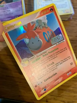 NM! Camerupt (3/100) EX Crystal Guardians Stamped Reverse Holo Pokemon Card! - Image 3