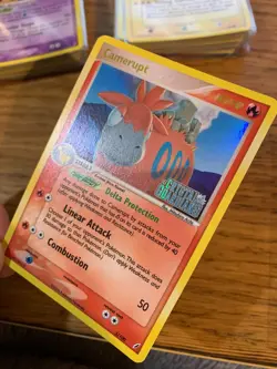 NM! Camerupt (3/100) EX Crystal Guardians Stamped Reverse Holo Pokemon Card! - Image 4