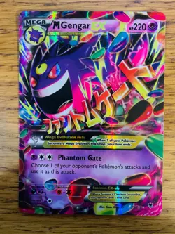 NM! Mega M Gengar EX (35/119) EX Phantom Forces Holo Pokemon Card! FAST P&P! - Image 1