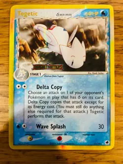 NM! Togetic (11/101) EX Dragon Frontiers Stamped Reverse Holo Pokemon Card! - Image 1