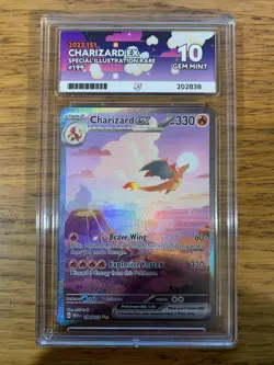ACE 10! Charizard ex (199/165) 151 S&V SIR Rare PSA Pokemon Card! - Image 1