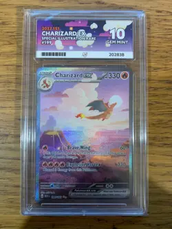 ACE 10! Charizard ex (199/165) 151 S&V SIR Rare PSA Pokemon Card! - Image 3