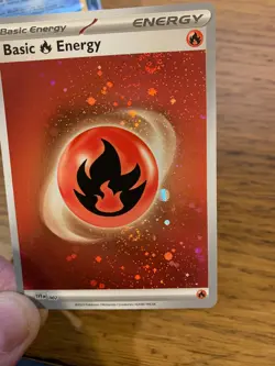 NEAR MINT! Fire Energy SVE 002 S&V 151 Cosmos Holo Pokemon Card! - Image 4