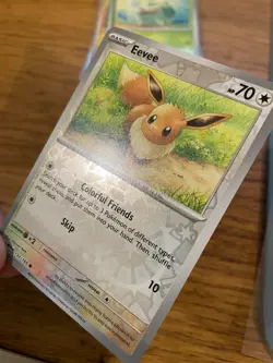 NEAR MINT! Eevee (133/165) S&V 151 Reverse Holo Rare Pokemon Card! - Image 4