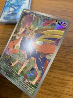 NM! Zacian (100/094) Phantasmal Flames Illustration Rare Pokemon Card! - Image 4