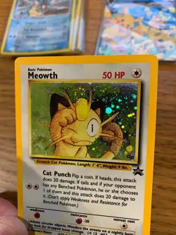 Meowth No.10 WOTC Black Star Promo Pokemon Card! FAST & FREE P&P! - Image 5