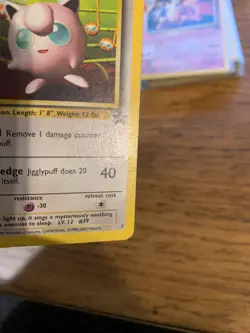 Jigglypuff No.7 WOTC Black Star Promo Pokemon Card! FAST & FREE P&P! - Image 5