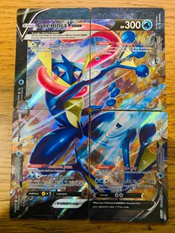 Greninja V-Union SWSH 155 156 157 158 [Set of 4] Black Star Promo Pokemon Cards! - Image 1