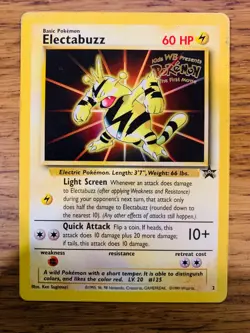 Electabuzz No.2 WOTC Black Star Promo Pokemon Card! FAST & FREE P&P! - Image 2
