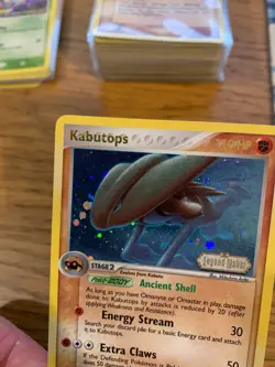 NM! Kabutops (7/92) Stamped Reverse Holo EX Legend Maker Pokemon Card! - Image 3
