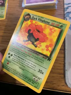 NM! 1st Edition Dark Vileplume (30/82) Team Rocket Set Rare Pokemon Card! - Image 4