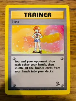 Lass (104/130) Rare Base Set 2 Pokemon Card! FAST & FREE P&P! - Image 2