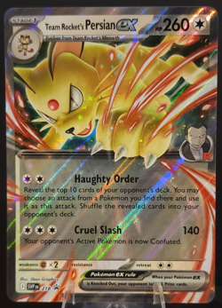 Team Rocket's Persian ex 218 Black Star Promo - Pokemon TCG (NM) - Image 1