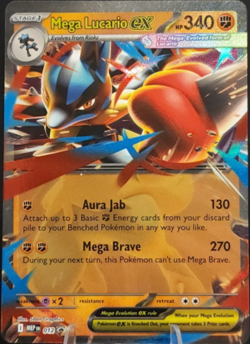 Mega Lucario ex 012 Black Star Promo - Pokemon TCG (NM) - Image 1