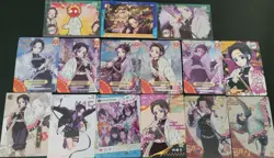 Shinobu Kocho Demon Slayer Lot of 15 CCG Cards Demon Slayer Anime Manga Waifu - Image 1