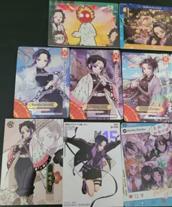 Shinobu Kocho Demon Slayer Lot of 15 CCG Cards Demon Slayer Anime Manga Waifu - Image 2
