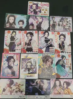 Shinobu Kocho Demon Slayer Lot of 15 CCG Cards Demon Slayer Anime Manga Waifu - Image 1