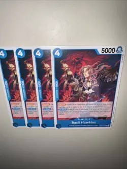 OP05-047 Basil Hawkins X4 Playset English One Piece Card Game TCG CCG - Image 5