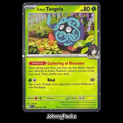 Erika's Tangela 007/217 - 2026 Ascended Heros Cosmo Holo Promo Pokemon Card (NM) - Image 1