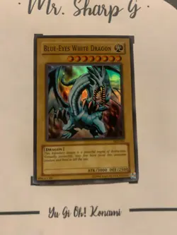 BLUE-EYES WHITE DRAGON - SKE-001 DEUTSCH Yu-Gi-Oh! CARD SUPER RAER HOLO KONAMI - Image 3