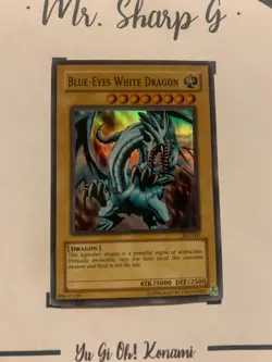 BLUE-EYES WHITE DRAGON - SKE-001 DEUTSCH Yu-Gi-Oh! CARD SUPER RAER HOLO KONAMI - Image 4