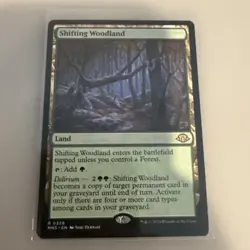 Magic the Gathering Shifting Woodland Modern Horizons 3 NM Regular Card - Image 1