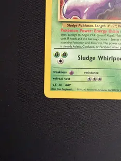 Pokemon TCG Koga's Muk 26/132 Gym Challenge Rare Non Holo Vintage Card - LP - Image 3