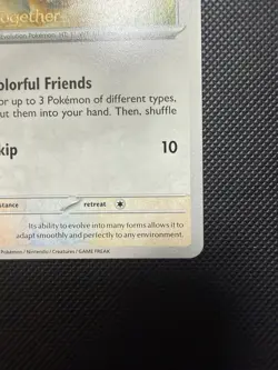 Eevee - (Pokemon Together) 133/165 Miscellaneous Cards & Products Regular NM- - Image 3