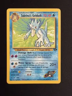 Sabrina's Golduck Gym Challenge 30/132 Regular Card NM English Unlimited Pokemon - Image 1