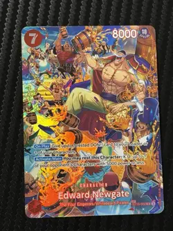 One Piece Card Game Edward.Newgate ST15-002 Royal Blood SP Foil Super Rare 8000 - Image 1