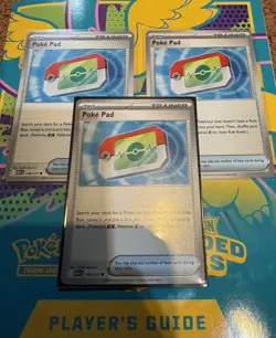 Pokemon Poke Pad Card Lot (3x) Ascended Heroes 198/217 Regular - Image 1