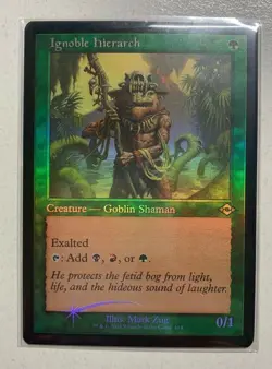 Ignoble Hierarch FOIL Old Border - Near Mint - Modern Horzions 2 - EN 414 MTG - Image 1