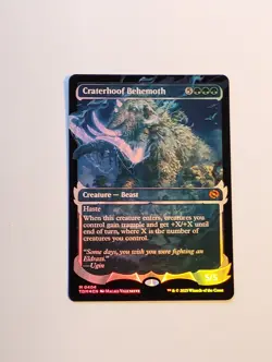Craterhoof Behemoth (Showcase) Tarkir: Dragonstorm Foil - Image 1