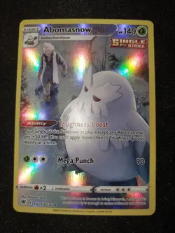 Pokemon TCG Abomasnow Sword & Shield - Astral Radiance TG01/TG30 Holo Rare - Image 1